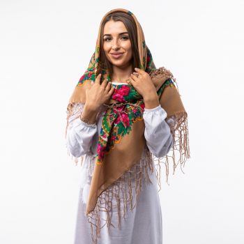 Хустка з тороками Код С107 120х120см