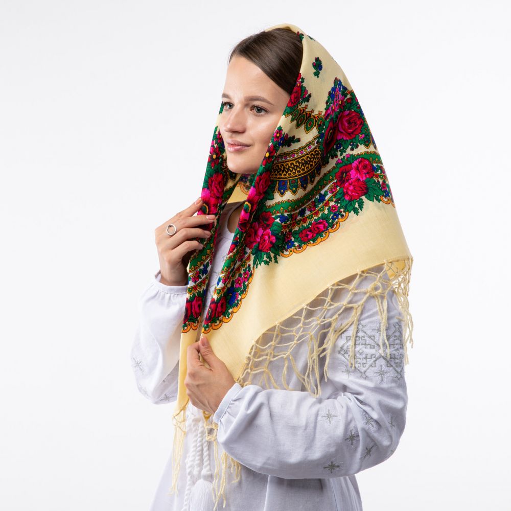 Хустка з тороками Код B104 90х90см