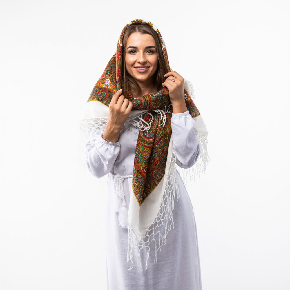 Хустка з тороками Код С401 120х120см