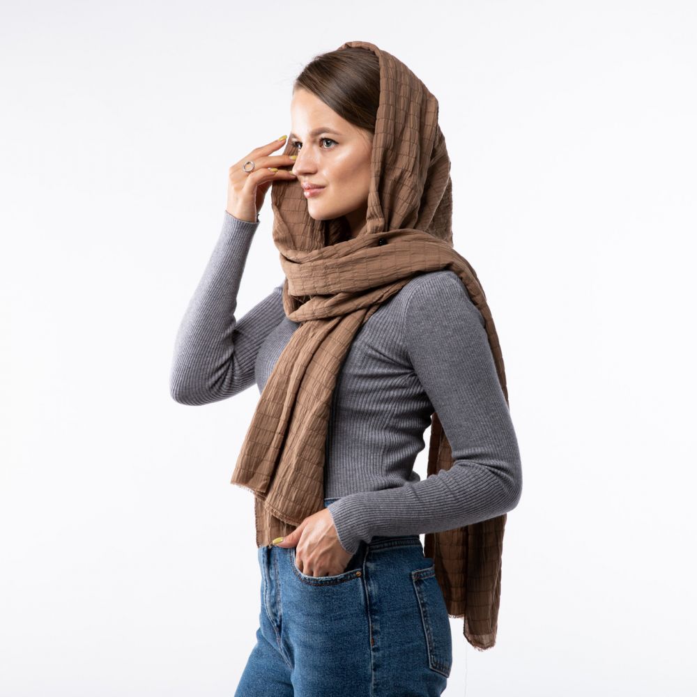 Шарф бавовняний. Код Ш704 180х70см