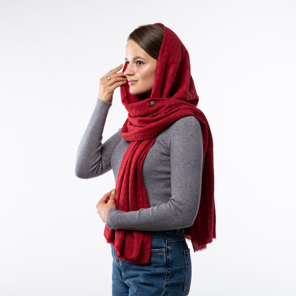 Шарф бавовняний. Код Ш715 180х70см