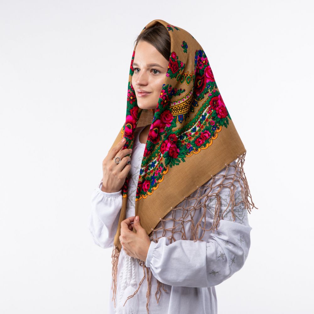 Хустка з тороками Код B103 90х90см