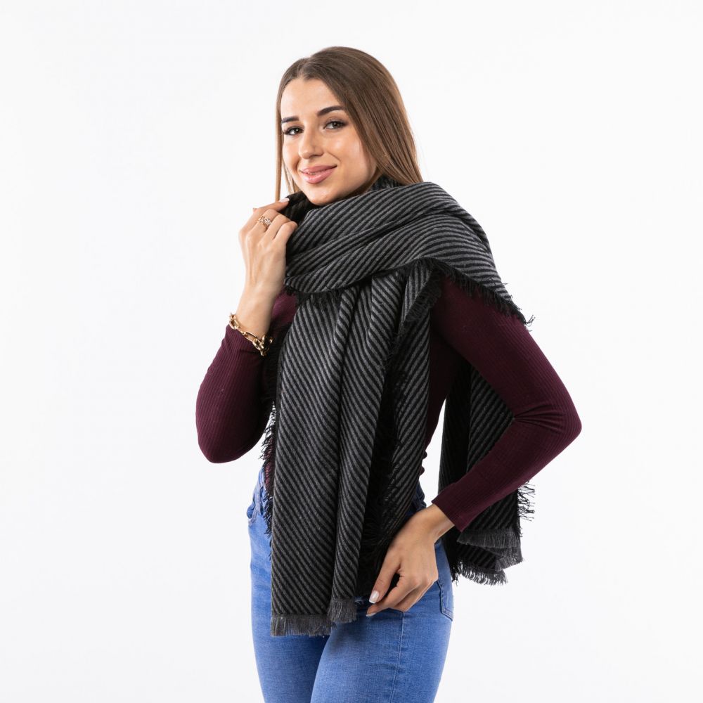 Зимовий вовняний шарф. Код Ш2101 190х70см