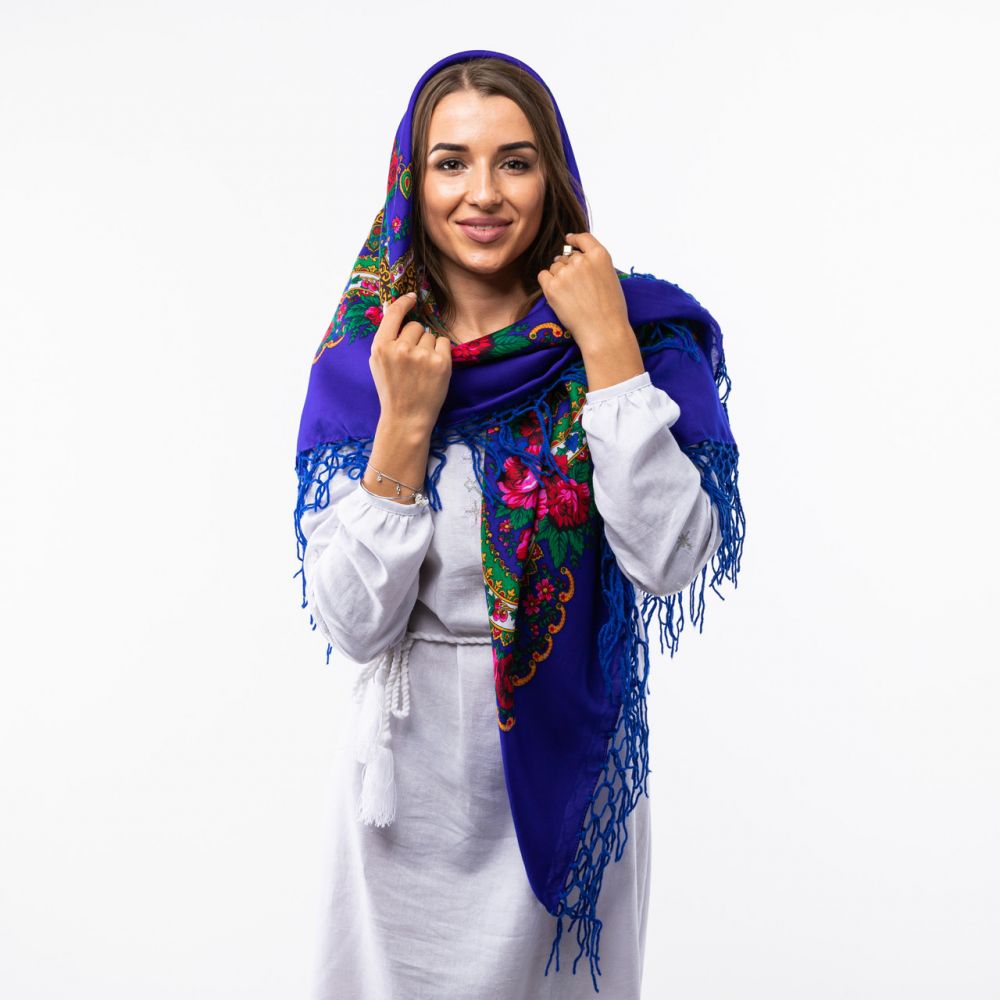 Хустка з тороками Код С111 120х120см