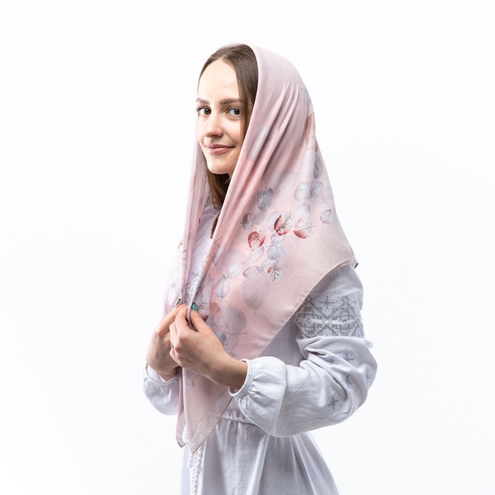 Тоненька шифонова хустка. Модель: М304 90х90см Туреччина