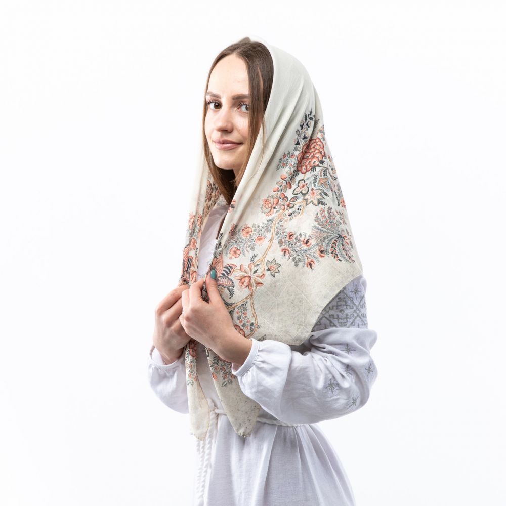 Тоненька шифонова хустка. Модель: М403 90х90см Туреччина