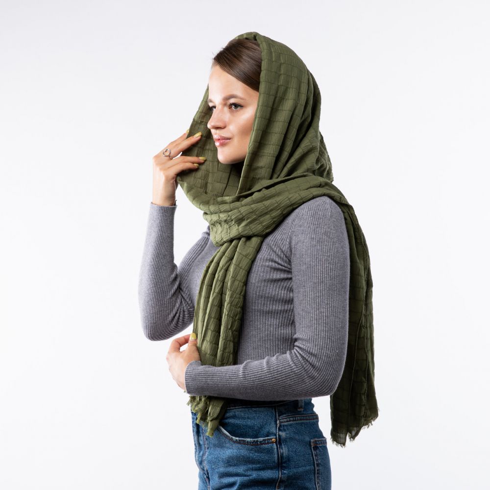 Шарф бавовняний. Код Ш707 180х70см