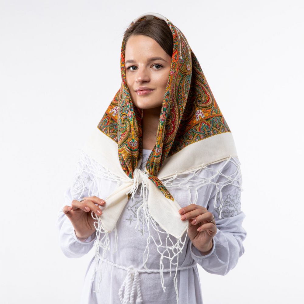 Хустка з тороками Код B201 90х90см